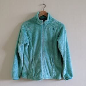The North Face Girls Osolita Jacket Size L/14-16 Aqua Full Zip Coat